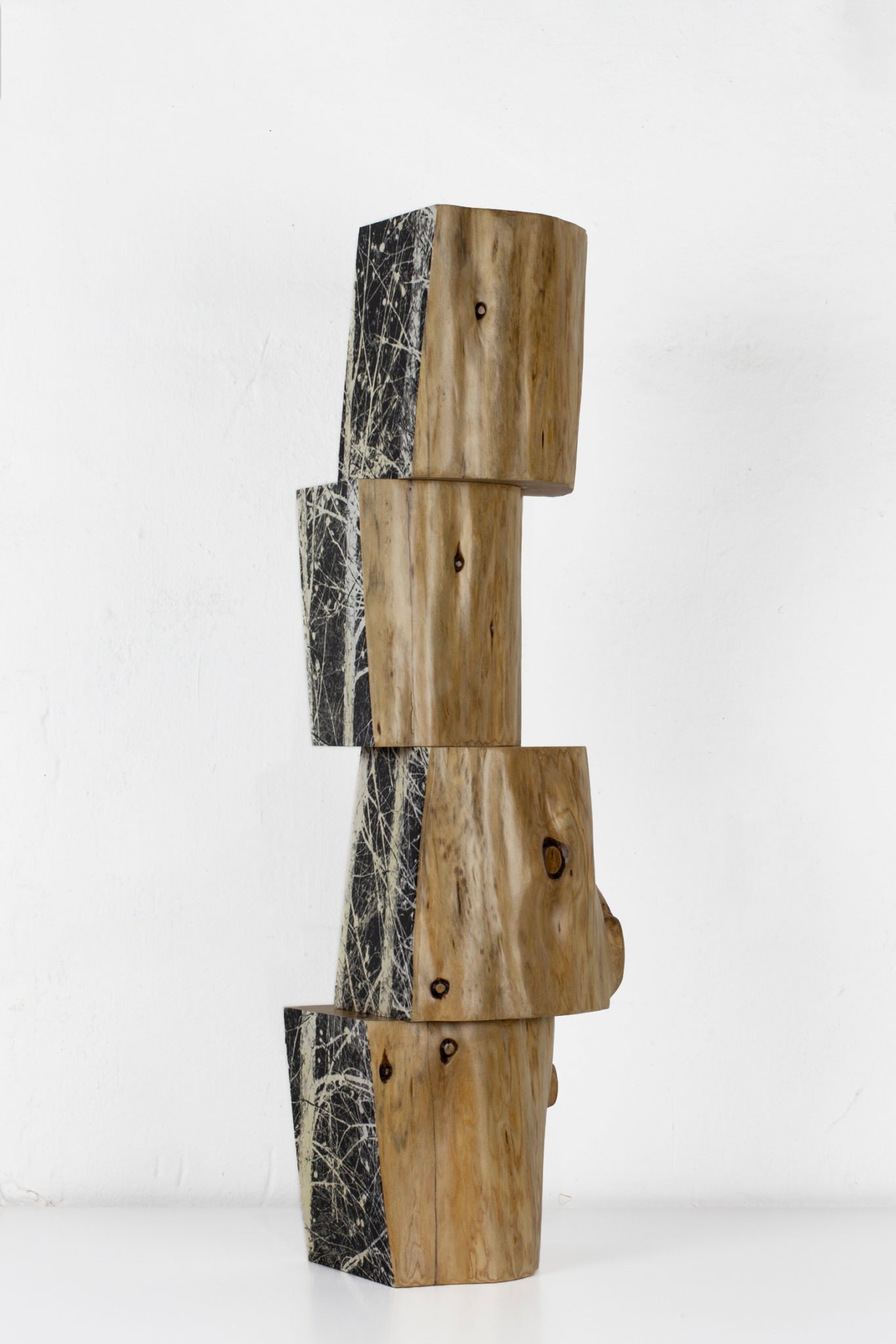 Paisaje Fragmentado, by Agustín Serisuelo — Sculpture, Carved wood
