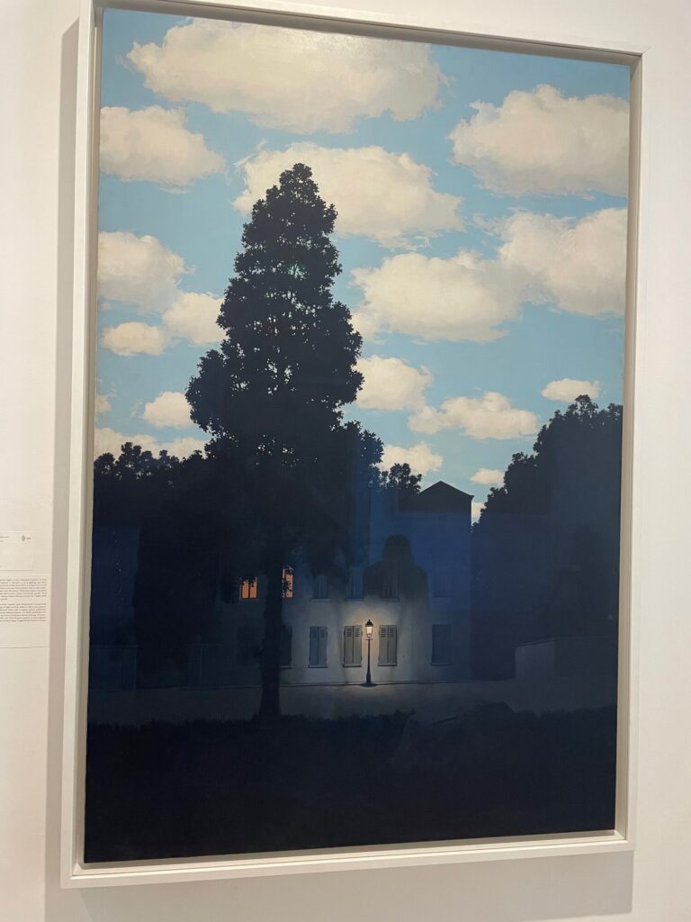 René Magritte, Empire of Light, 1953–54, at the Peggy Guggenheim Collection