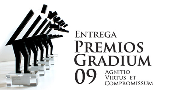 Poster of the Gradium 2009 awards: Agnitio, Virtus et Compromissum